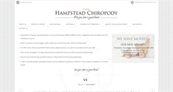 Desktop Screenshot of hampsteadchiropody.com